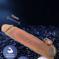 שרוול ראליסטי רוטט להלבשה על הפין